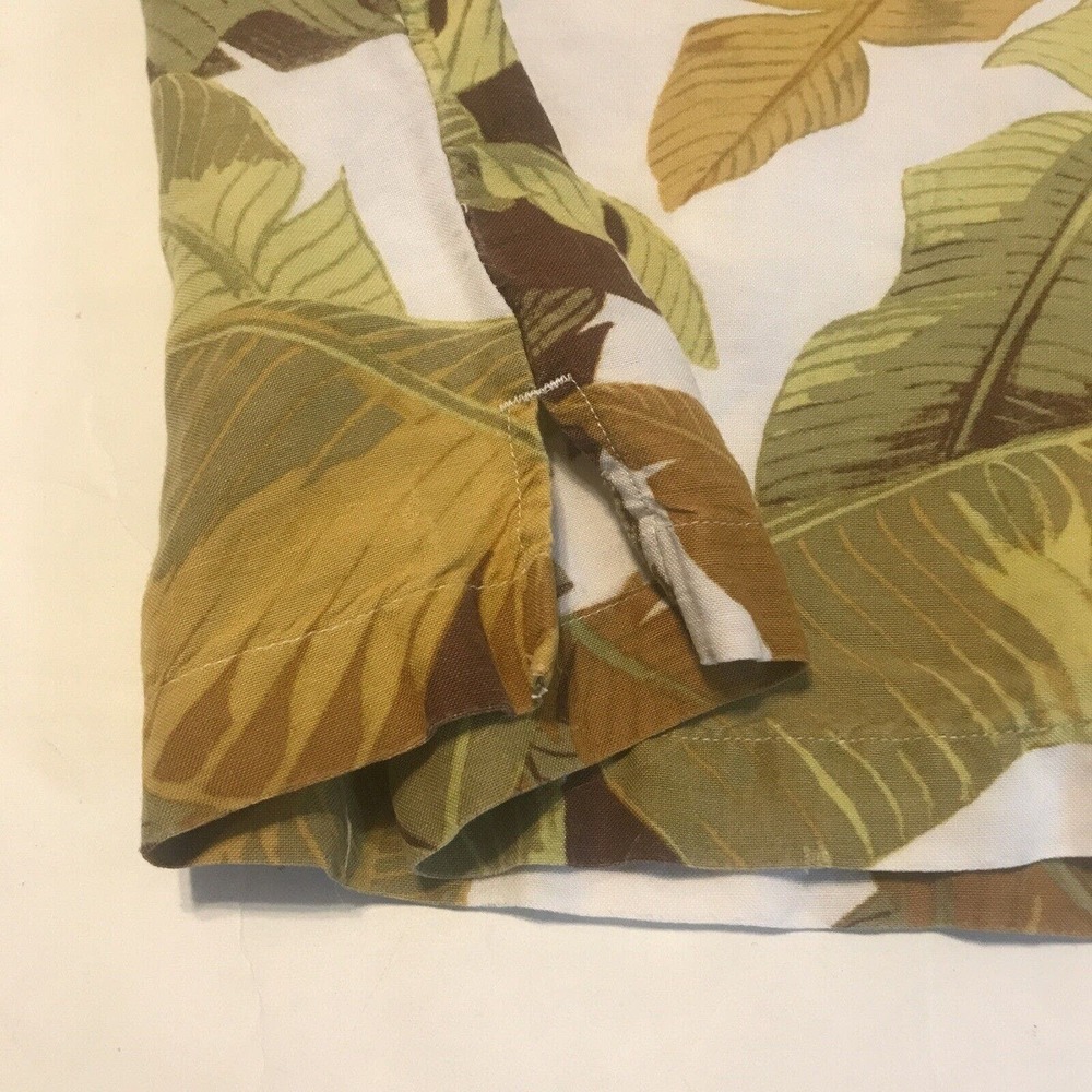 Centro Mens Shirt Size XXL Brown Hawaiian Short Sleeves 3954 - Picture 5 of 12